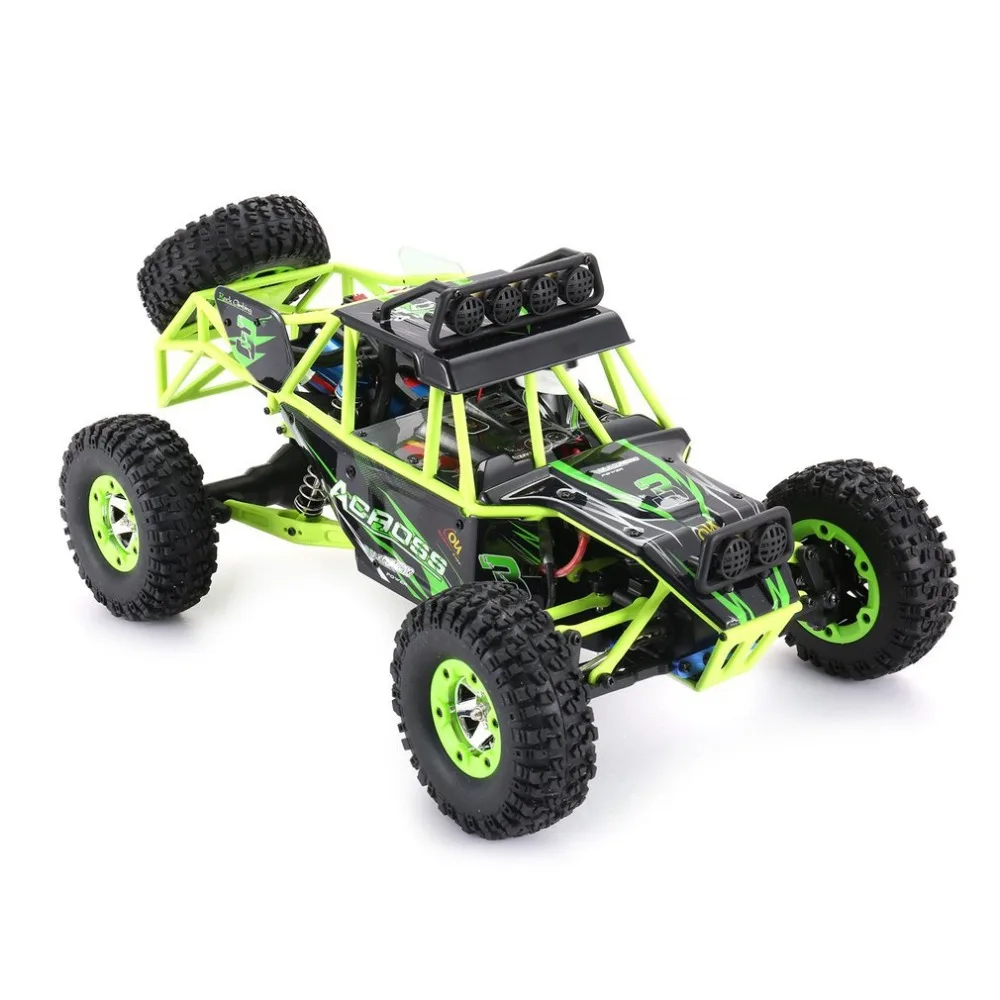 

Wltoys 12428 1/12 2.4G 4WD High Speed 35km/h Electric Brushed Crawler Desert Truck RC Offroad Buggy Vehicle with LED Light