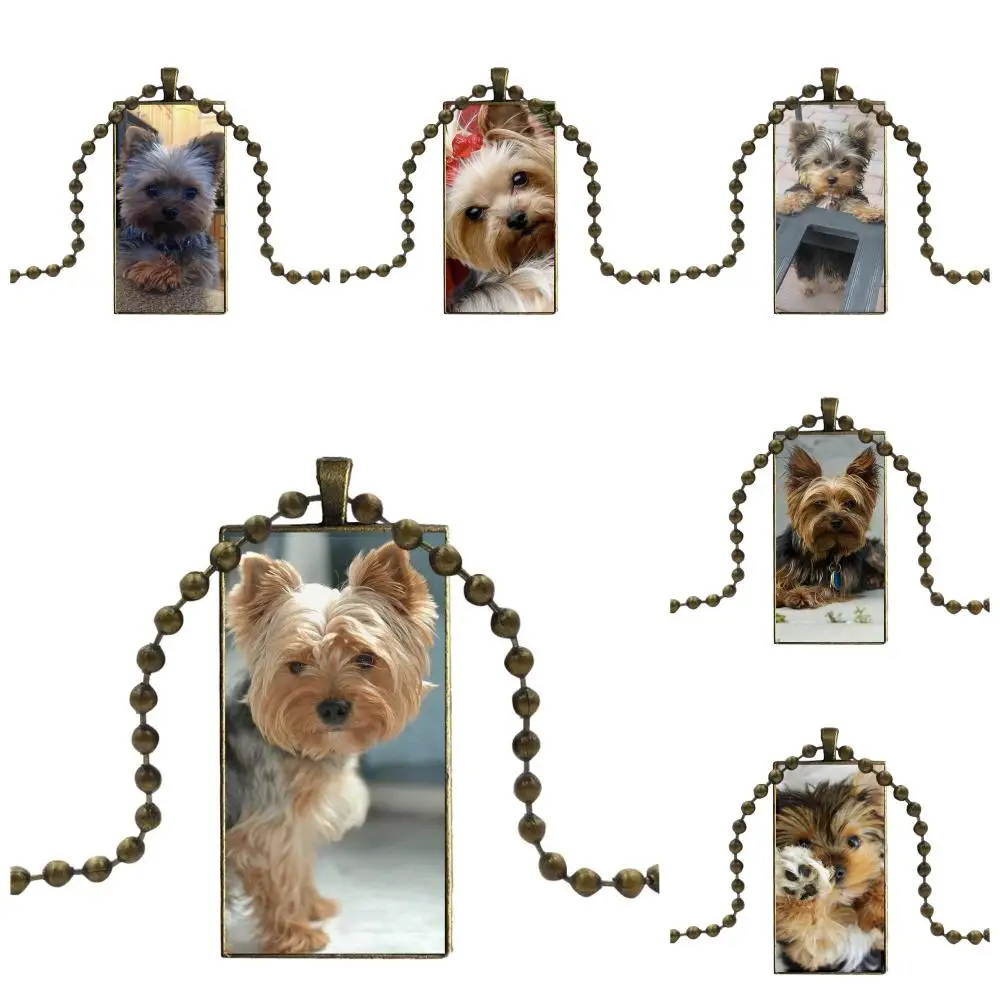 For Unisex Yorkshire Terrier Yorkie Dog Fashion Necklace Handmade Rectangle Shape Choker Necklace Jewelry Multi Designs
For Unisex Yorkshire Terrier Yorkie Dog Fashion Necklace Handmade Rectangle Shape Choker Necklace Jewelry Multi Designs