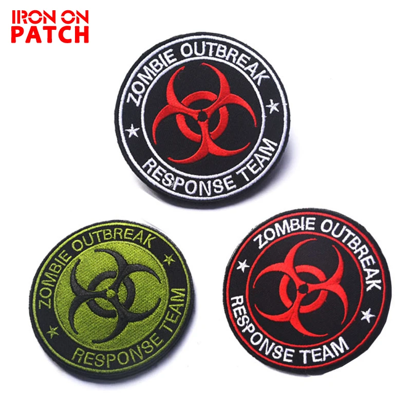 Embroidery Patch Zombie Outbreak Response Team Patches Personality Tactical Military Badge For Clothing Emblemas Biohazard Patch
Embroidery Patch Zombie Outbreak Response Team Patches Personality Tactical Military Badge For Clothing Emblemas Biohazard Patch