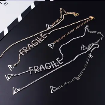 Women Metallic Decorative Bra Straps Luxury Glitter Rhinestone Alphabet Letters Shoulder Chain Detachable Adjustable With Hook
Women Metallic Decorative Bra Straps Luxury Glitter Rhinestone Alphabet Letters Shoulder Chain Detachable Adjustable With Hook