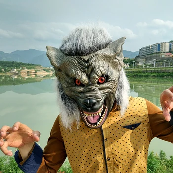 New Quality Cute Cosplay Funny Cos Horror Wolf Latex Mask For Halloween Costume Party
New Quality Cute Cosplay Funny Cos Horror Wolf Latex Mask For Halloween Costume Party