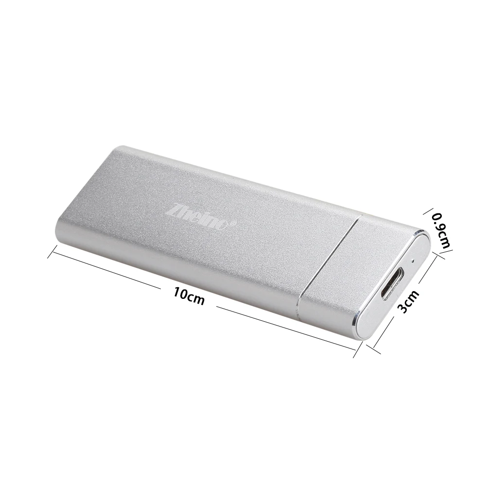 Zheino Mini External SSD M.2 2280 type C Portable SSD External USB3.0 case with 2 cables
Zheino Mini External SSD M.2 2280 type C Portable SSD External USB3.0 case with 2 cables