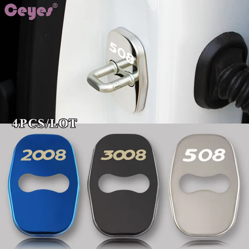 Ceyes Car Styling 4pcs Auto Door Lock Plastic Cover Case For Peugeot 2008 3008 208 308 408 508 Car Badge Accessories Car-Styling
Ceyes Car Styling 4pcs Auto Door Lock Plastic Cover Case For Peugeot 2008 3008 208 308 408 508 Car Badge Accessories Car-Styling