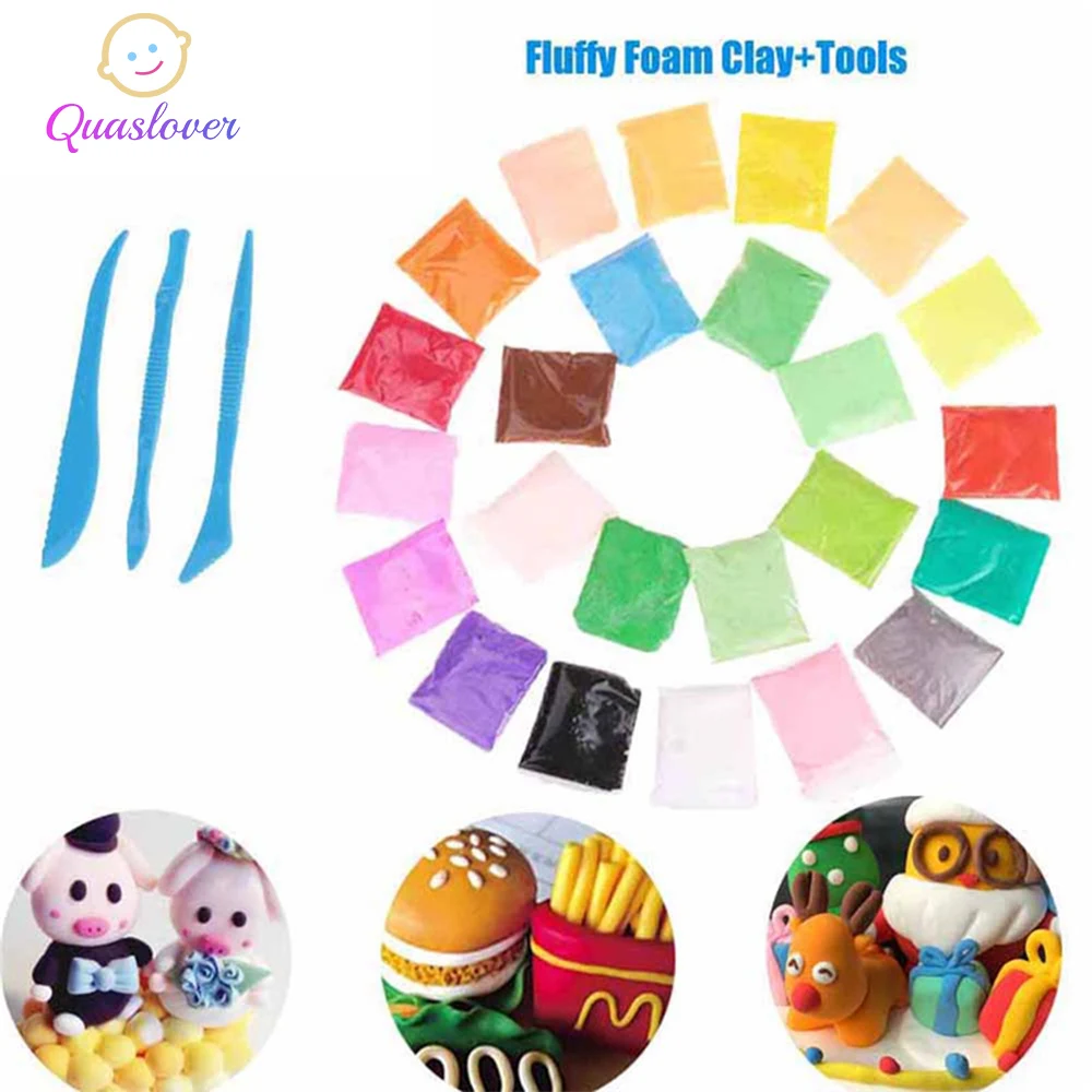 Quaslover Fluffy Foam Slime DIY Soft Cotton Clay Slime Kit Craft Light Clay Modeling Polymer Clay Kids Toys for Children Gifts
Quaslover Fluffy Foam Slime DIY Soft Cotton Clay Slime Kit Craft Light Clay Modeling Polymer Clay Kids Toys for Children Gifts
