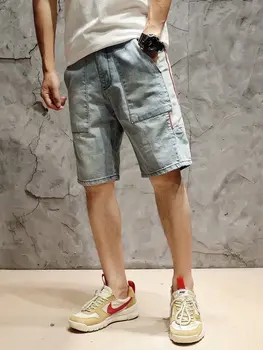 Fashion Men's Shorts Summer Overalls Denim ShortsPocket Male Soft Cool Loose Outdoor Streetwear
Fashion Men's Shorts Summer Overalls Denim ShortsPocket Male Soft Cool Loose Outdoor Streetwear