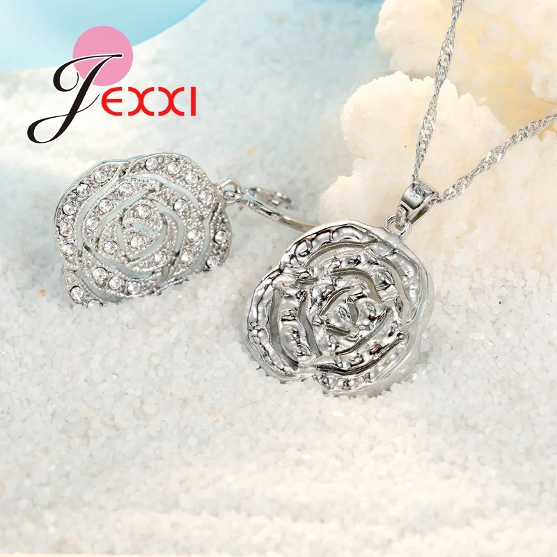 JEXXI-Classic-Rose-White-Women-Jewelry-Sets-Silver-Color-Pendant-Earrings-And-Necklace-Jewelry-Sets-High (4)