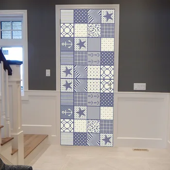 Sea Star Blue Check Pattern Pottery Tile Vinyl Door Sticker Baby Girls Room Door Decals Decor Wallpapers Cute And Lovely Art
Sea Star Blue Check Pattern Pottery Tile Vinyl Door Sticker Baby Girls Room Door Decals Decor Wallpapers Cute And Lovely Art