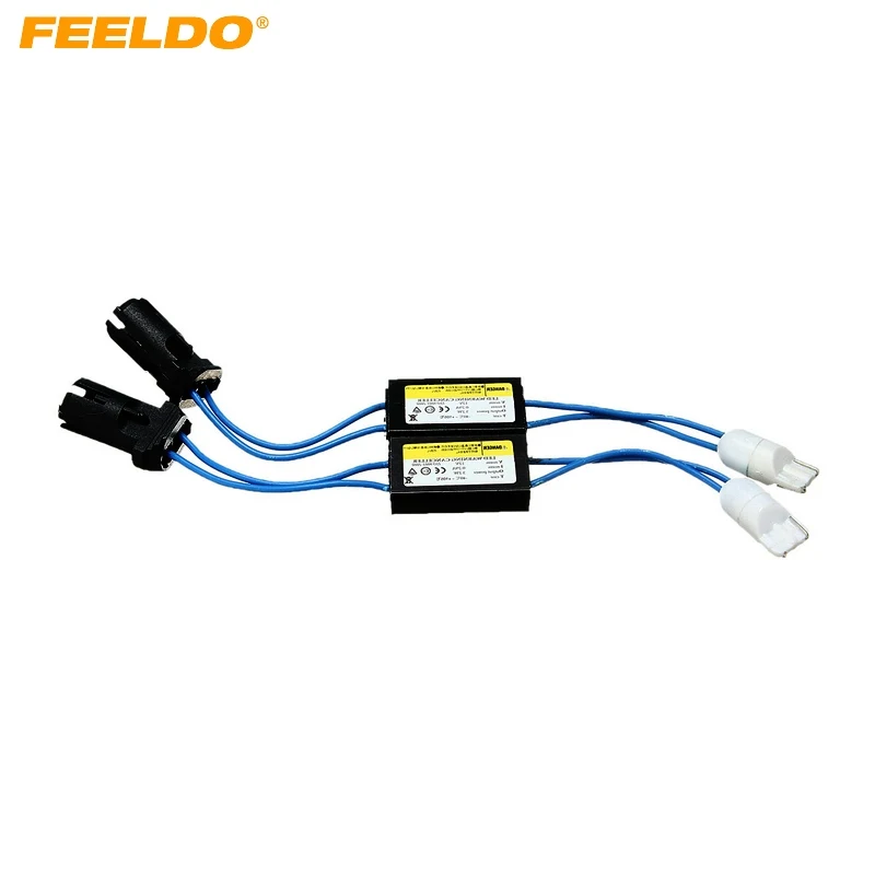 FEELDO 2Pcs DC12V LED Light Warning Canceller Decoder Load Resistor NO-OBD Error NO Hyper Flash For T10/W5W/194 #AM2272
FEELDO 2Pcs DC12V LED Light Warning Canceller Decoder Load Resistor NO-OBD Error NO Hyper Flash For T10/W5W/194 #AM2272