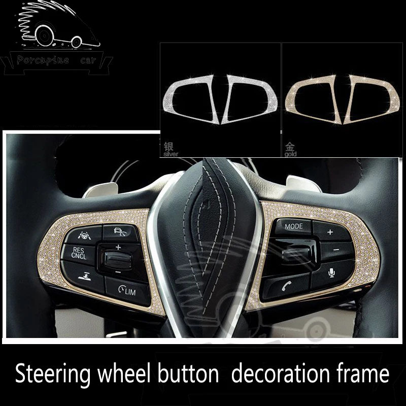 Car Interior Accessories BetterHumz Buttons on Steering Wheel diamond Stickers For BMW 5 Series 530 530LI (2018) Car Style
Car Interior Accessories BetterHumz Buttons on Steering Wheel diamond Stickers For BMW 5 Series 530 530LI (2018) Car Style