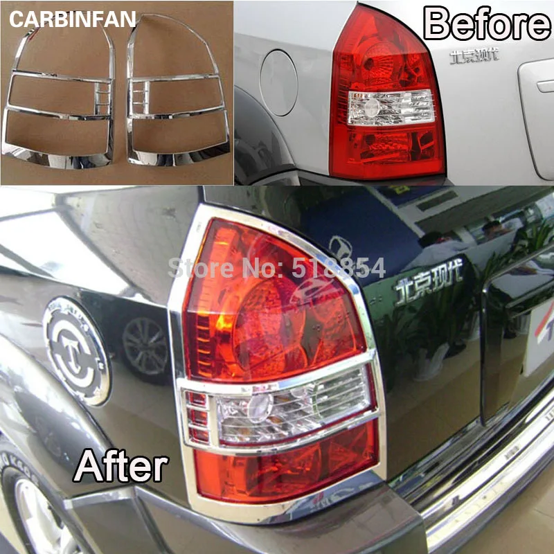Free Shipping ABS Chrome Rear Headlight Lamp Cover Trim 2Pcs/Set For 2005 2006 2007 2008 2009 Hyundai Tucson
Free Shipping ABS Chrome Rear Headlight Lamp Cover Trim 2Pcs/Set For 2005 2006 2007 2008 2009 Hyundai Tucson