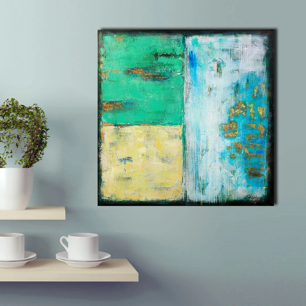 Wall Art no Framed Blue Sea Oil Painting Canvas Wall Pictures for living Room Office Bedroom Home Decor
Wall Art no Framed Blue Sea Oil Painting Canvas Wall Pictures for living Room Office Bedroom Home Decor
