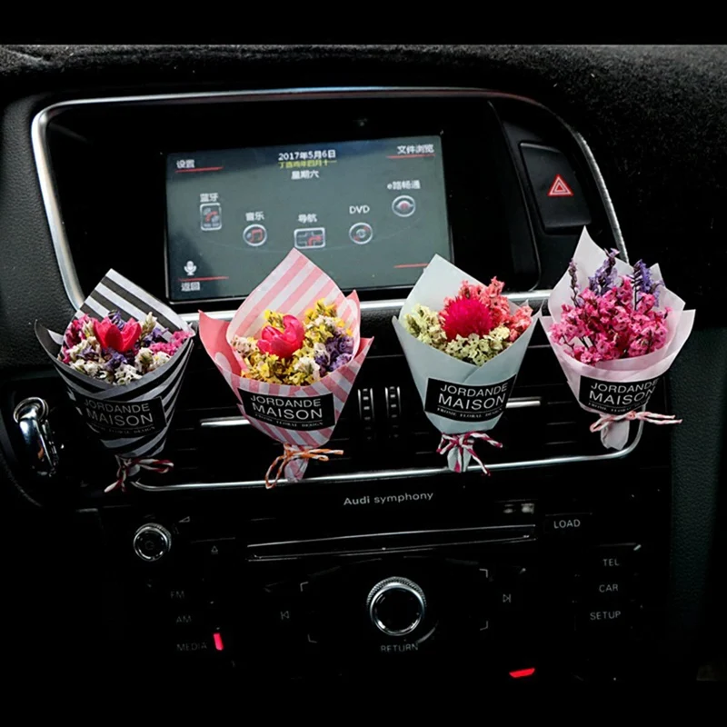 Car Interior Air Freshener Creative Flower Air Conditioning Outlet Perfume Lovely Ornaments
Car Interior Air Freshener Creative Flower Air Conditioning Outlet Perfume Lovely Ornaments