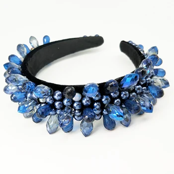 Wedding Bridal Prom Princess Sparkling Water droplets Rhinestone Full blue Crystal HairBandTiara Wedding Crown Flannel Headband
Wedding Bridal Prom Princess Sparkling Water droplets Rhinestone Full blue Crystal HairBandTiara Wedding Crown Flannel Headband