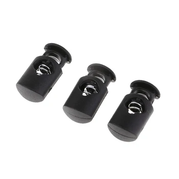 100 Piece Single Hole Barrel Cord Lock Stoppers Toggles Spring End DIY Findings Fastener Supplies Slider
100 Piece Single Hole Barrel Cord Lock Stoppers Toggles Spring End DIY Findings Fastener Supplies Slider