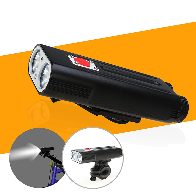 XP-E R2 LED Multi-function Bike Bicycle Lights Flashlight Torch with 7 Modes