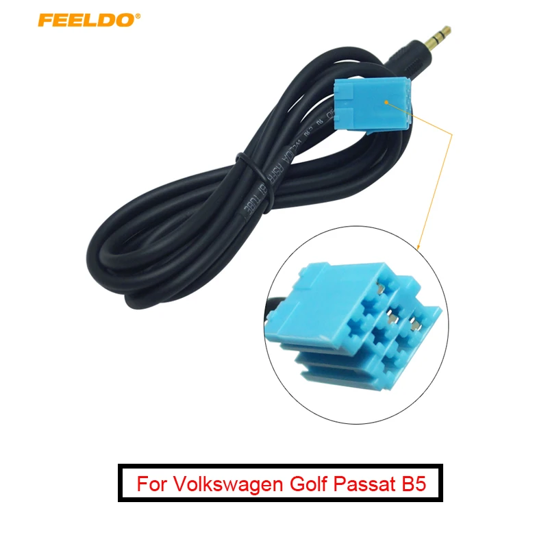 FEELDO 1Pc Car Stereo Female 3.5mm Audio Aux Input Cable Adaptet For Volkswagen Golf Passat B5 Bora Polo Blaupunkt #AM5742
FEELDO 1Pc Car Stereo Female 3.5mm Audio Aux Input Cable Adaptet For Volkswagen Golf Passat B5 Bora Polo Blaupunkt #AM5742