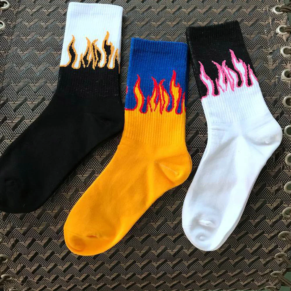 Men's Socks Flame Black White Yellow Fire Cotton Socks Unisex Novelty Hip Hop Harajuku Skateboard Street Socks Classic Fashion
Men's Socks Flame Black White Yellow Fire Cotton Socks Unisex Novelty Hip Hop Harajuku Skateboard Street Socks Classic Fashion