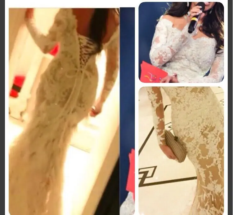 Custom Made High Couture Arabic Lace A Line Long Sleeve For Bride Wedding Dresses 2016
Custom Made High Couture Arabic Lace A Line Long Sleeve For Bride Wedding Dresses 2016