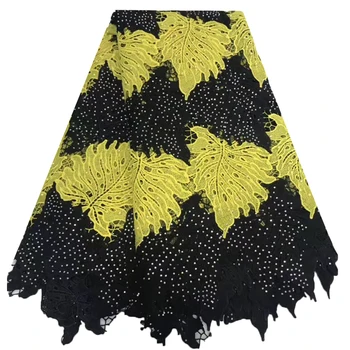 African Lace fabric Hot Sell Mesh New Arrival Plain black/yellow Color african cord Lace /guipure lace Fabrics High QualityH1192
African Lace fabric Hot Sell Mesh New Arrival Plain black/yellow Color african cord Lace /guipure lace Fabrics High QualityH1192