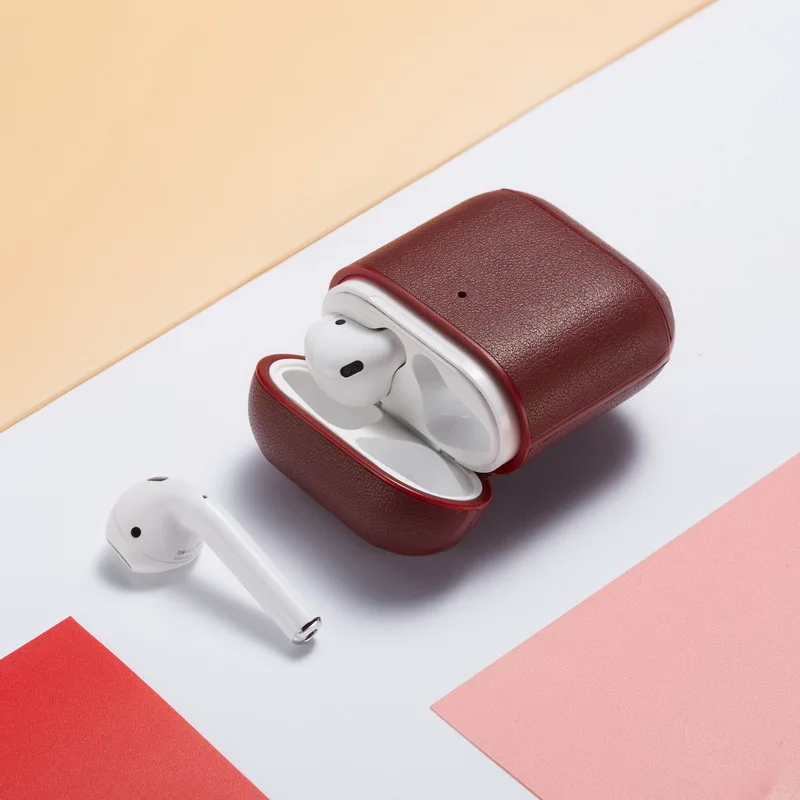 For Apple Airpods Case Real Genuine Leather Bluetooth Wireless Earphone Case Cover For Airpods 1 2 Coque Air Pod Charging Box
For Apple Airpods Case Real Genuine Leather Bluetooth Wireless Earphone Case Cover For Airpods 1 2 Coque Air Pod Charging Box