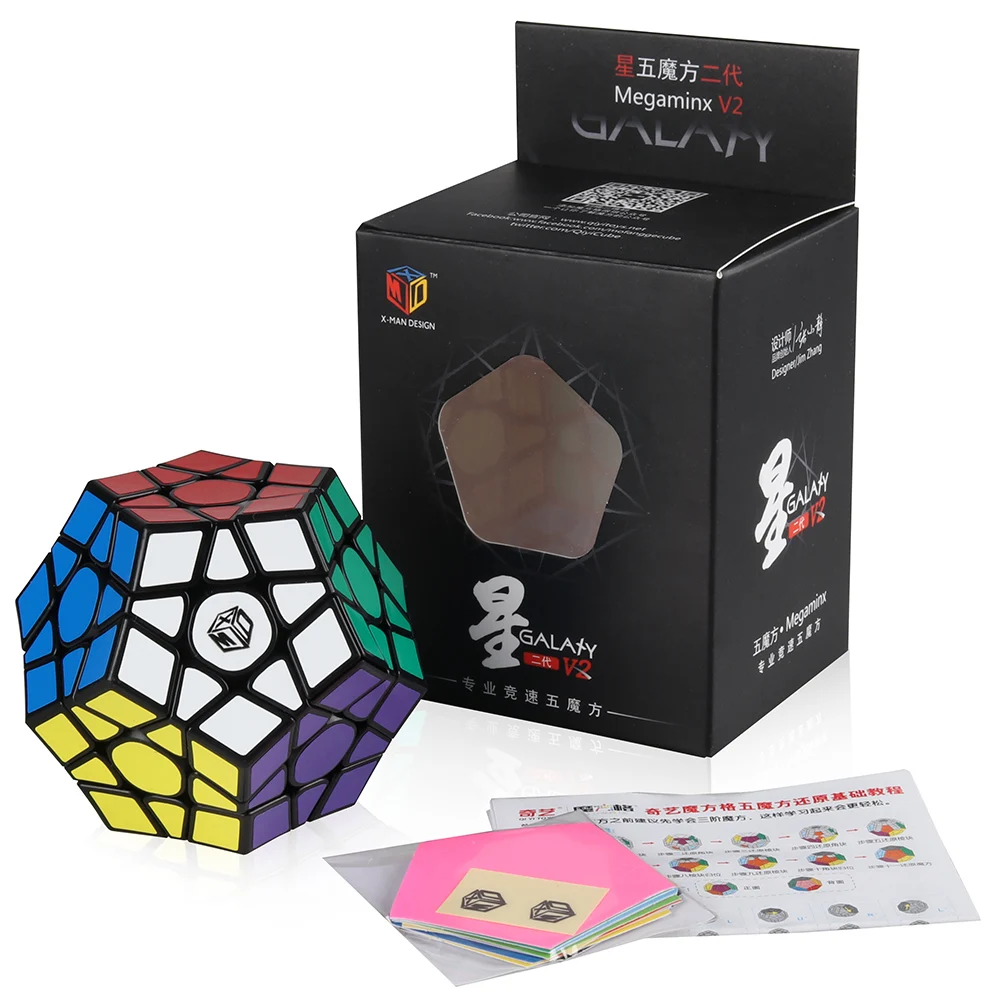D-Fantix Qiyi X-Man Galaxy V2 Dodecahedron Cube Pentagonal Dodecahedron Magic Cube Enhanced Version Speed Cube Puzzle Black
D-Fantix Qiyi X-Man Galaxy V2 Dodecahedron Cube Pentagonal Dodecahedron Magic Cube Enhanced Version Speed Cube Puzzle Black