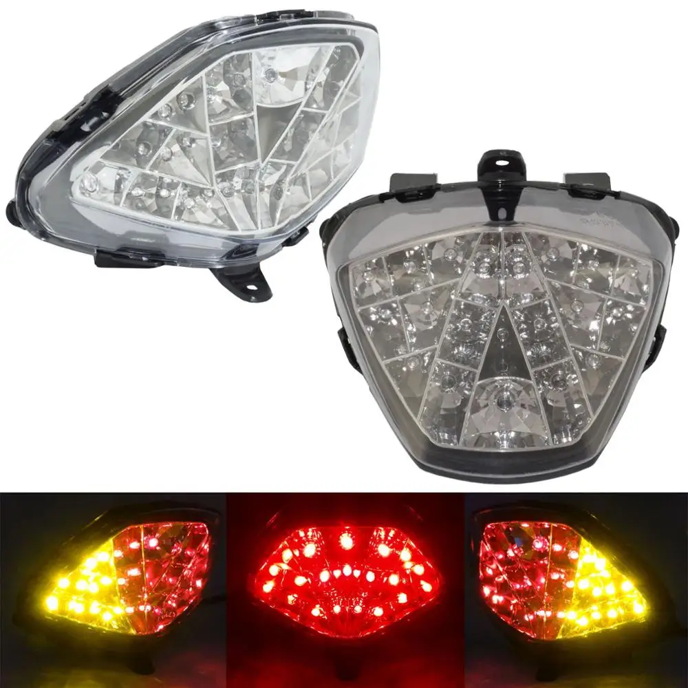 E-Mark Chrome Led Integrated Blinker Taillight Rear Tail Brake Turn Signals Light For HONDA CBR 250 R CBR250R MC41 2011-2016
E-Mark Chrome Led Integrated Blinker Taillight Rear Tail Brake Turn Signals Light For HONDA CBR 250 R CBR250R MC41 2011-2016