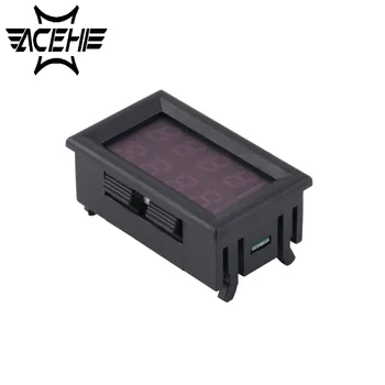 ACEHE Supply Voltage DC 4.5-30V Digital Display LED Digital Volt Amp 2 in 1 Panel Meter Voltmeter Ammeter 100V 10A Blue/Red
ACEHE Supply Voltage DC 4.5-30V Digital Display LED Digital Volt Amp 2 in 1 Panel Meter Voltmeter Ammeter 100V 10A Blue/Red