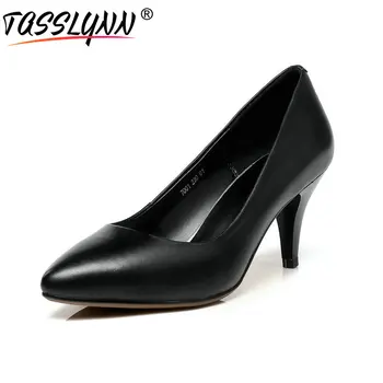 TASSLYNN 2019 Women Pumps Office Ladies Shoes Cow Leather PU Pointed Toe Thin High Heels Slip on Spring Pumps Shoes Size 34-41
TASSLYNN 2019 Women Pumps Office Ladies Shoes Cow Leather PU Pointed Toe Thin High Heels Slip on Spring Pumps Shoes Size 34-41