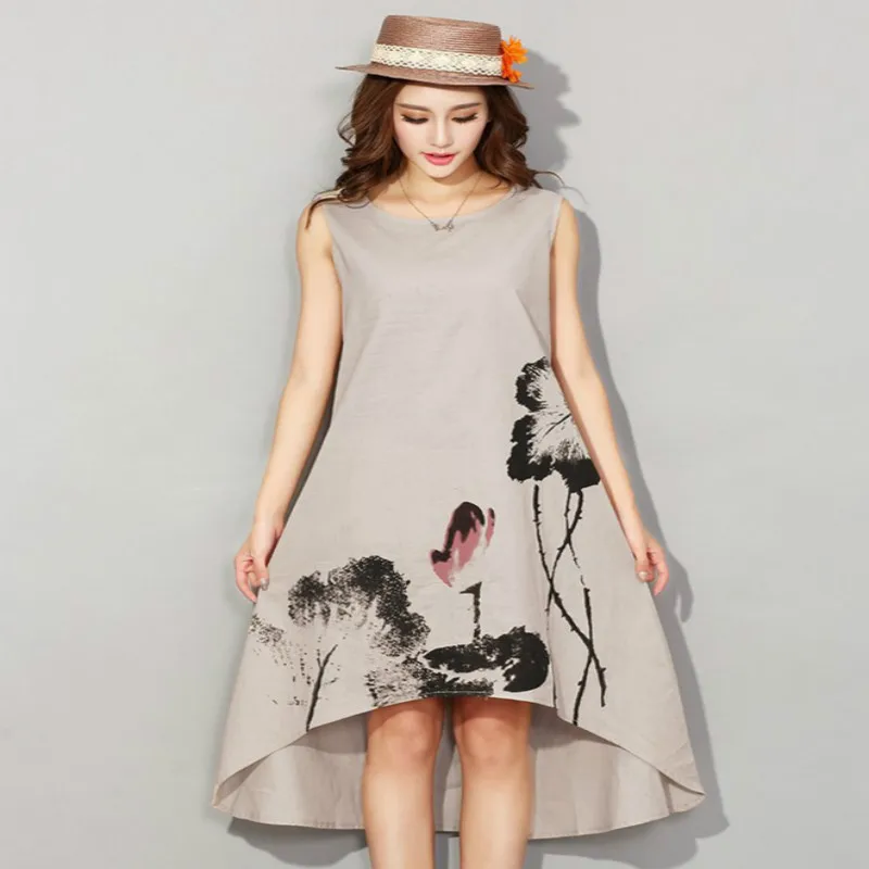 Dress Women Summer Asymmetrical Ink Print Women's Dress Sleeveless Summer Dresses And Sundresses Women's Large Size Dress 5XL6XL
Dress Women Summer Asymmetrical Ink Print Women's Dress Sleeveless Summer Dresses And Sundresses Women's Large Size Dress 5XL6XL