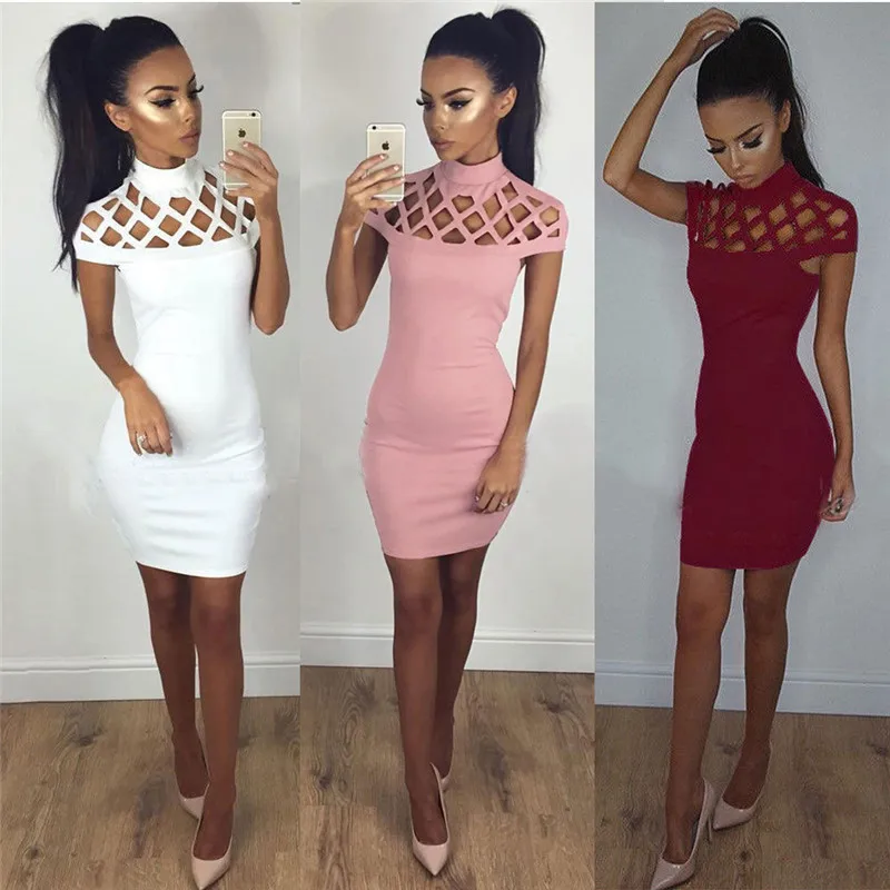 Hodisytian New Summer Fashion Women Dress Sexy Slim Fit Short Sleeve Hollow Out Mini Dresses Vestidos Femme Solid Plus Size
Hodisytian New Summer Fashion Women Dress Sexy Slim Fit Short Sleeve Hollow Out Mini Dresses Vestidos Femme Solid Plus Size