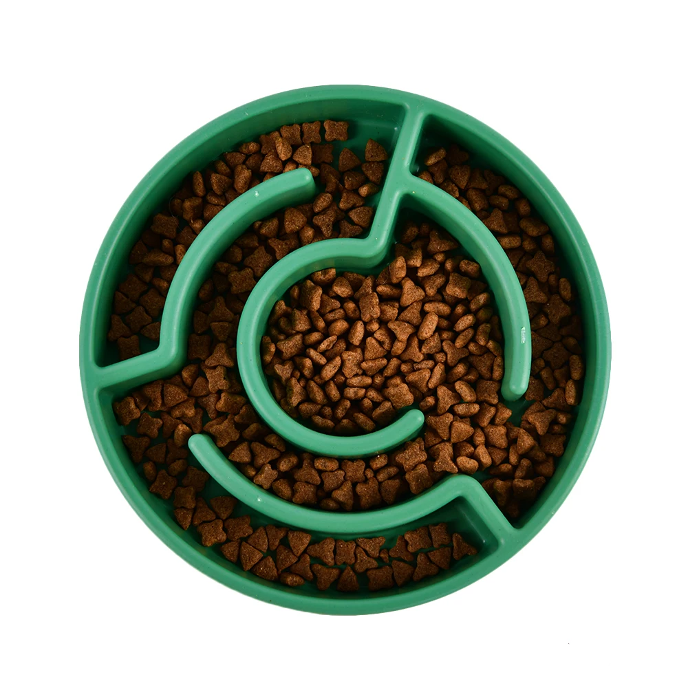 Slow Feed Dog Bowls Bloat Stop Puzzle Bowl Maze Cat Food Water Bowl Pet Interactive Design Prevent Obesity Dog Feed Bowl (12)