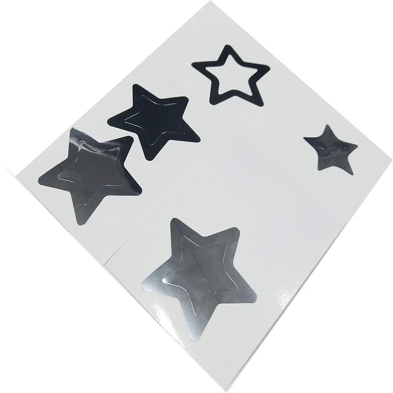 Silver Metallic Star Shape Stcikers 2 Inch Wall Decals (160 Decals) | Easy to Peel/Stick Safe on Painted Walls | Removable Label
Silver Metallic Star Shape Stcikers 2 Inch Wall Decals (160 Decals) | Easy to Peel/Stick Safe on Painted Walls | Removable Label