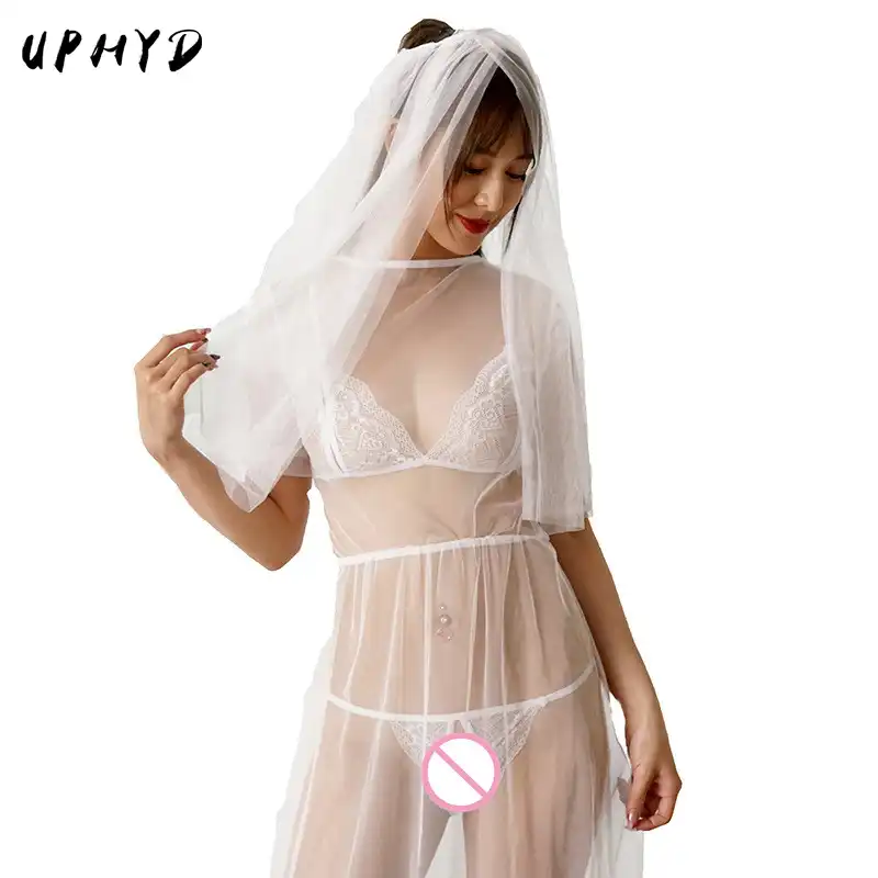 White Bride Porn - UPHYD Sexy Cosplay White Bride Lingerie New Porn Women Sexy Hot Erotic  Wedding Dress Love Night Erotic Lingerie Porno Costumes