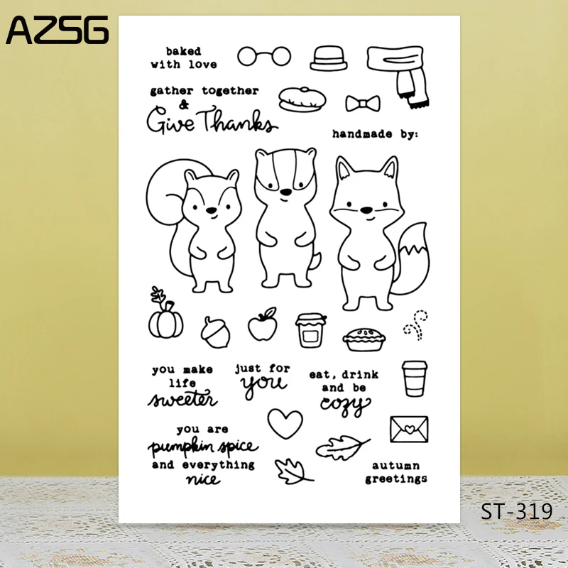 Cute squirrel Transparent Silicone Clear Stamps/seal for DIY Scrapbooking/Card Making/Photo Album Decoration Supplies
Cute squirrel Transparent Silicone Clear Stamps/seal for DIY Scrapbooking/Card Making/Photo Album Decoration Supplies