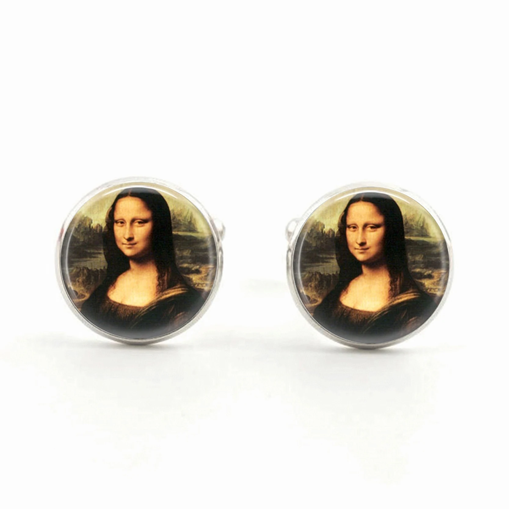 Mona Lisa Jewelry Mona Lisa Cufflinks Shirt Cufflinks Round Glass Cabochon Cufflinks Birthday Gift for Him or For Her
Mona Lisa Jewelry Mona Lisa Cufflinks Shirt Cufflinks Round Glass Cabochon Cufflinks Birthday Gift for Him or For Her