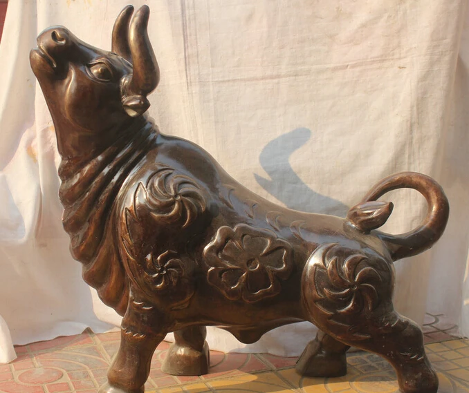 JP S62 25" Big Chinese Home Office Fengshui Rich Bronze Zodiac Year Bull Oxen Statue Discount 35%
JP S62 25" Big Chinese Home Office Fengshui Rich Bronze Zodiac Year Bull Oxen Statue Discount 35%
