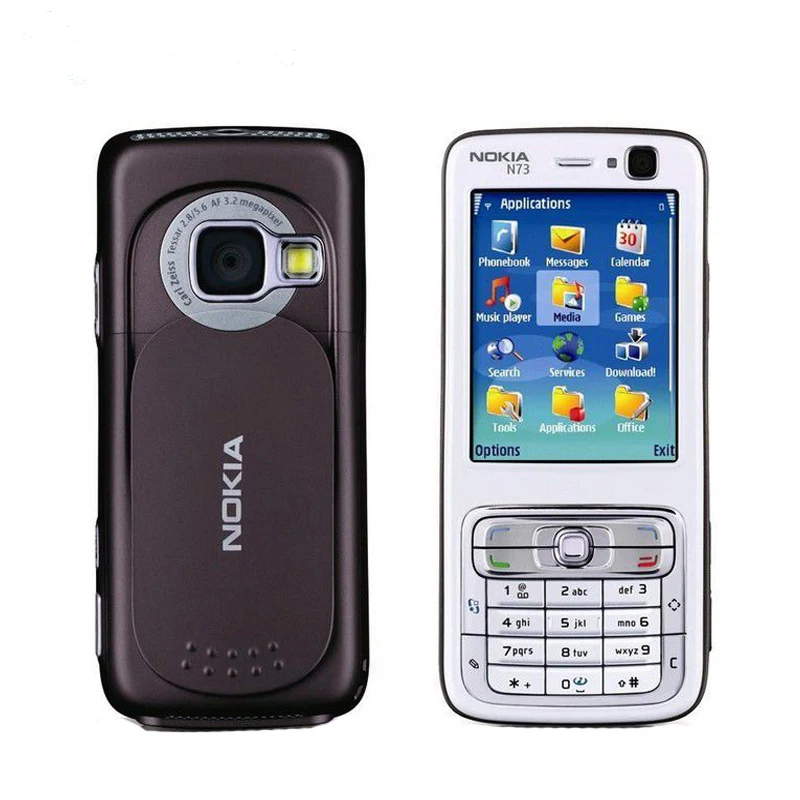 Original Nokia N73 Cell Phone GSM 3MP Camera Bluetooth English Arabic Russian Keyboard Refurbished Unlocked Mobile phone
Original Nokia N73 Cell Phone GSM 3MP Camera Bluetooth English Arabic Russian Keyboard Refurbished Unlocked Mobile phone
