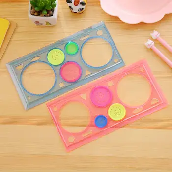Painting Ruler Four-Color Transparent Million Flower Ruler Drawing Template Ruler Versatile Ruler For Children School Kids
Painting Ruler Four-Color Transparent Million Flower Ruler Drawing Template Ruler Versatile Ruler For Children School Kids