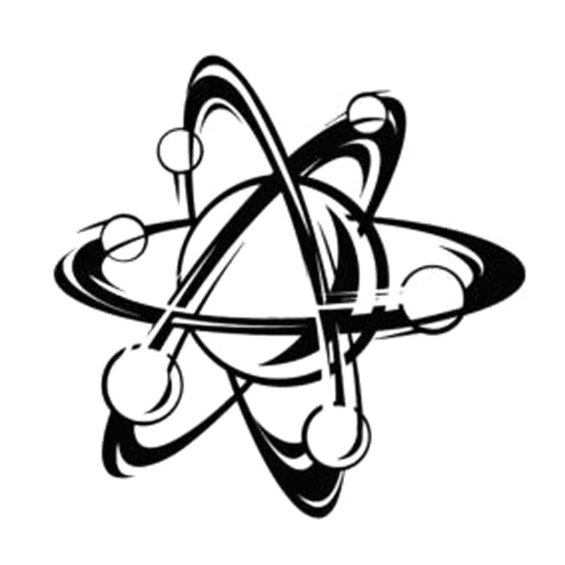15.8cm*15cm Atom Science Fashion Decor Car Sticker Vinyl Car Styling Black/Silver S3-6184
15.8cm*15cm Atom Science Fashion Decor Car Sticker Vinyl Car Styling Black/Silver S3-6184