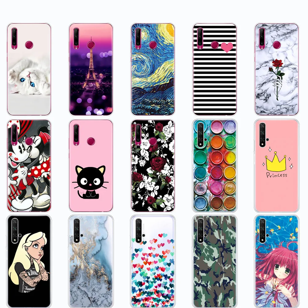 case on Honor 20 Case coque Silicone Back Cover For Huawei Honor 20 Pro Lite copas Honor20 YAL-L21 YAL-L41 Luxury Cartoon bumper 
case on Honor 20 Case coque Silicone Back Cover For Huawei Honor 20 Pro Lite copas Honor20 YAL-L21 YAL-L41 Luxury Cartoon bumper