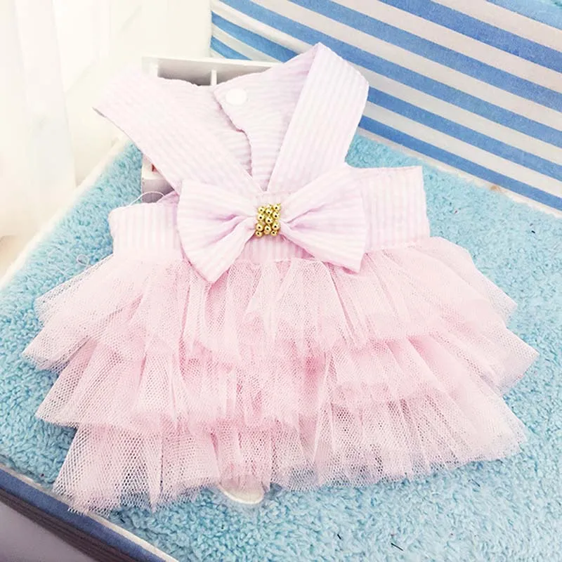 Pet Clothes Cat Dog Tutu Dress Striped Bow Puppy Costume Apparel Princess Dresses Best Price
Pet Clothes Cat Dog Tutu Dress Striped Bow Puppy Costume Apparel Princess Dresses Best Price