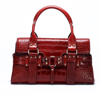 Women Oil Wax Cowhide Cross Body Messenger Top Handle Bags Retro Genuine Leather Crocodile Pattern Luxury Shoulder Tote Handbag
Women Oil Wax Cowhide Cross Body Messenger Top Handle Bags Retro Genuine Leather Crocodile Pattern Luxury Shoulder Tote Handbag