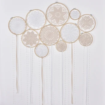 1 set DIY Large Doily Lace Dream Catcher Decoracao Quarto Wedding Background Decoration Chambre Fille Room Decoration
1 set DIY Large Doily Lace Dream Catcher Decoracao Quarto Wedding Background Decoration Chambre Fille Room Decoration