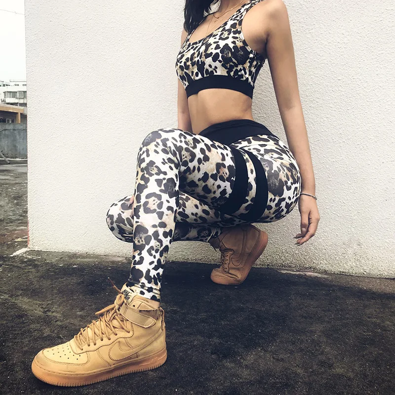 Leopard Print Women Yoga Sets Sportswear Tracksuit Gym Wear Running Clothing Ensemble Sport Suit Sexy Fitness Tank Top Leggings
Leopard Print Women Yoga Sets Sportswear Tracksuit Gym Wear Running Clothing Ensemble Sport Suit Sexy Fitness Tank Top Leggings