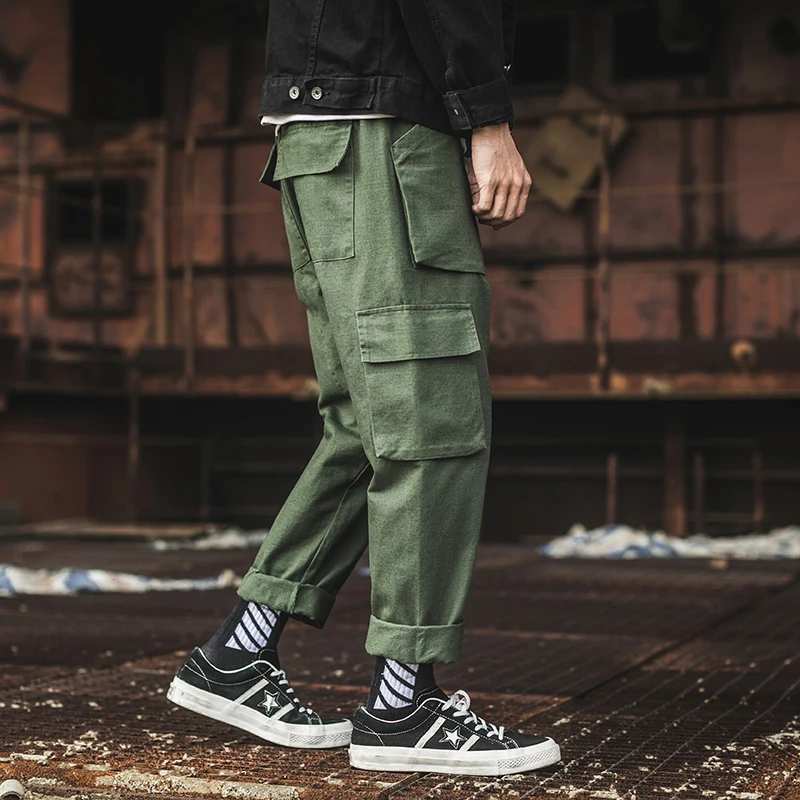 MIXCUBIC 2019 spring Autumn Korean style Multi-pocket Military pants for men washing black Straight cargo pants men size M-XXXL
MIXCUBIC 2019 spring Autumn Korean style Multi-pocket Military pants for men washing black Straight cargo pants men size M-XXXL
