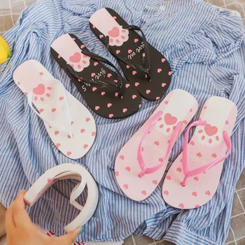 Dropshipping Fashion 2019 Women Slippers Summer Cartoon Cute Cat Foot Print for Girl Flip Flops Beach Women Casual Sandals
Dropshipping Fashion 2019 Women Slippers Summer Cartoon Cute Cat Foot Print for Girl Flip Flops Beach Women Casual Sandals