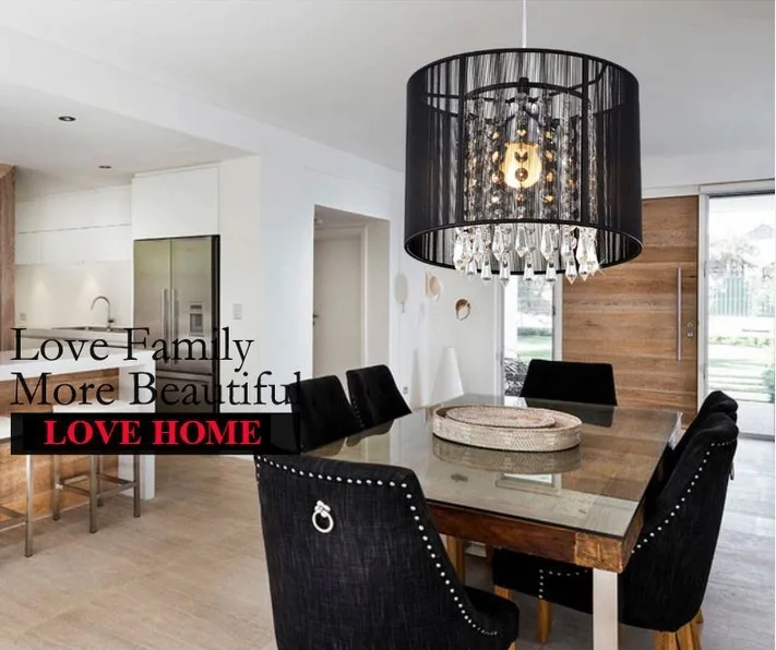 NEW Black crystal chandeliers minimalist modern Restaurant chandelier Dia 25cm free shipping
NEW Black crystal chandeliers minimalist modern Restaurant chandelier Dia 25cm free shipping