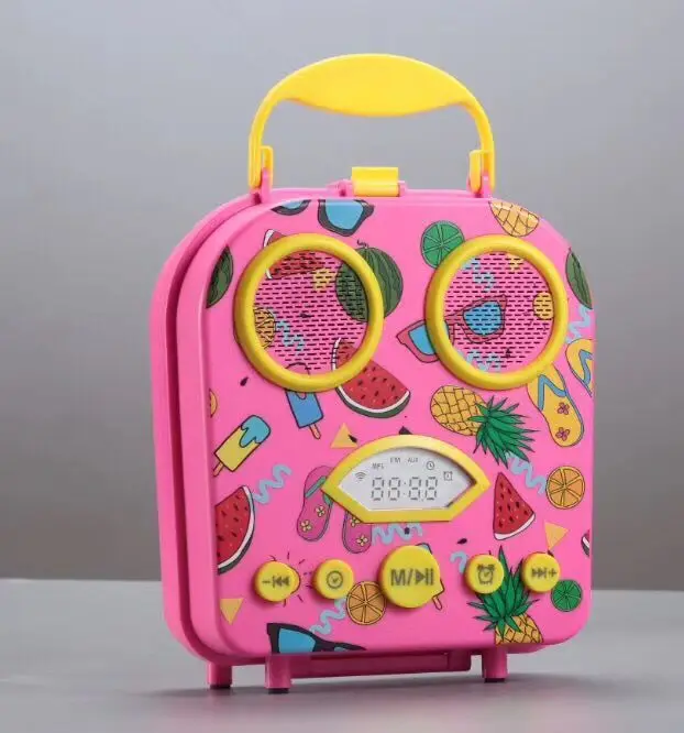 Summer outdoor cartoon print beach waterproof bag lovely sound ats-2018 lunch box bluetooth speaker(hot pink) 
Summer outdoor cartoon print beach waterproof bag lovely sound ats-2018 lunch box bluetooth speaker(hot pink)