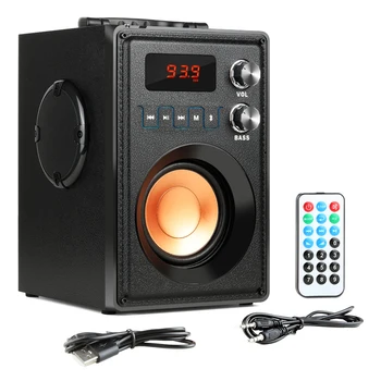 GTIPPOR Big Power 20W Portable Bluetooth Speaker Heavy Bass Wireless Speakers Subwoofer Support Remote Control FM MIC TF AUX USB
GTIPPOR Big Power 20W Portable Bluetooth Speaker Heavy Bass Wireless Speakers Subwoofer Support Remote Control FM MIC TF AUX USB