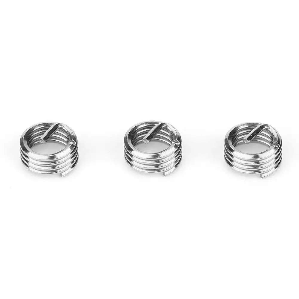 100pcs/set M6*1*1D/1.5D/2D/2.5D/3D Coiled Wire Insert Stainless Steel SS304 Helical Screw Nuts Thread Repair Inserts Fasteners
100pcs/set M6*1*1D/1.5D/2D/2.5D/3D Coiled Wire Insert Stainless Steel SS304 Helical Screw Nuts Thread Repair Inserts Fasteners